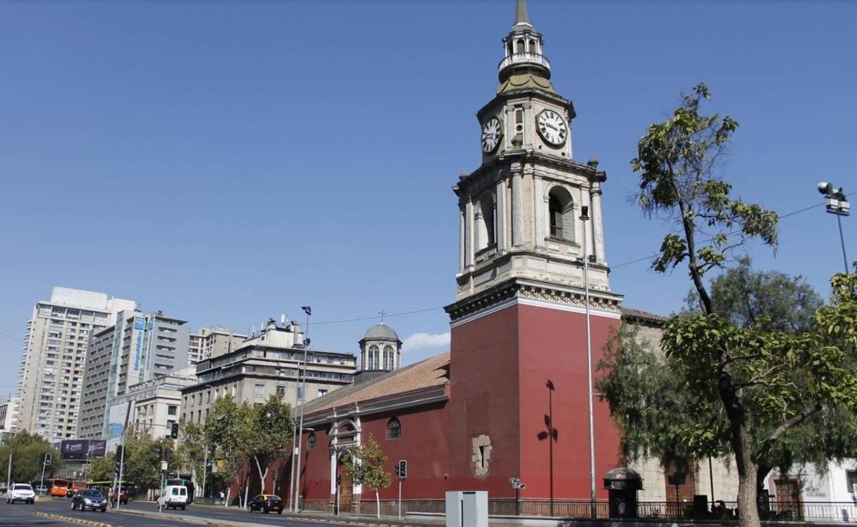 Depto 707 Excelente Ubicacion Metro Sta Lucia, Barrio Paris Londres Centro Santiago Daire Dış mekan fotoğraf