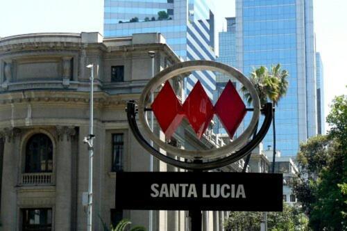 Depto 707 Excelente Ubicacion Metro Sta Lucia, Barrio Paris Londres Centro Santiago Daire Dış mekan fotoğraf